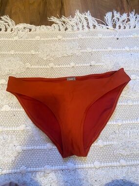 aerie Rust-Red Bikini Bottom